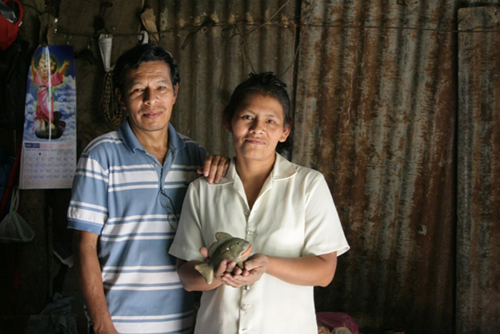 Felix and Everta Carballo, Nicaragua: Photograph courtesy of Ten Thousand Villages